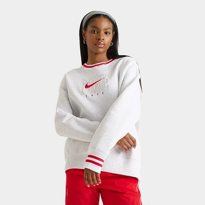 Women's Nike Sportswear Phoenix Fleece Oversized Graphic Crewneck Sweatshirt