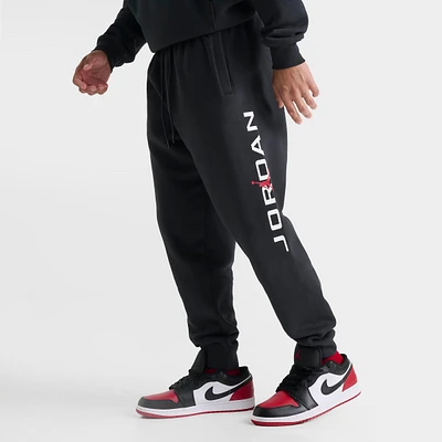 Men's Jordan Air Stretch Logo Fleece Jogger Sweatpants