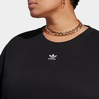Women's adidas Originals adicolor Essentials Crew Long Sleeve Sweatshirt (Plus Size)