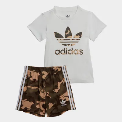Infant and Kids' Toddler adidas Originals Camo T-Shirt Shorts Set