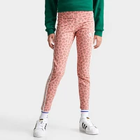 Girls' adidas Originals Animal Allover Print High Waist Leggings