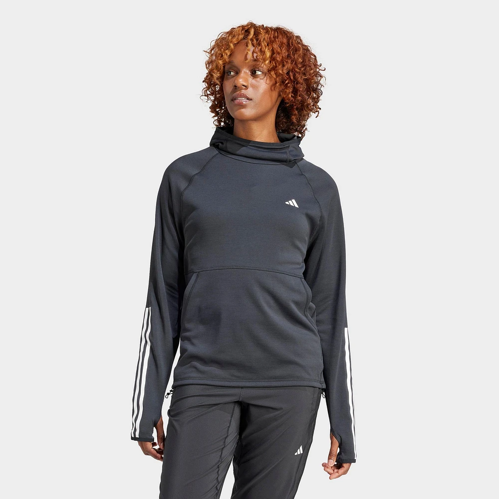 Women's adidas Own The Run 3-Stripes Hoodie