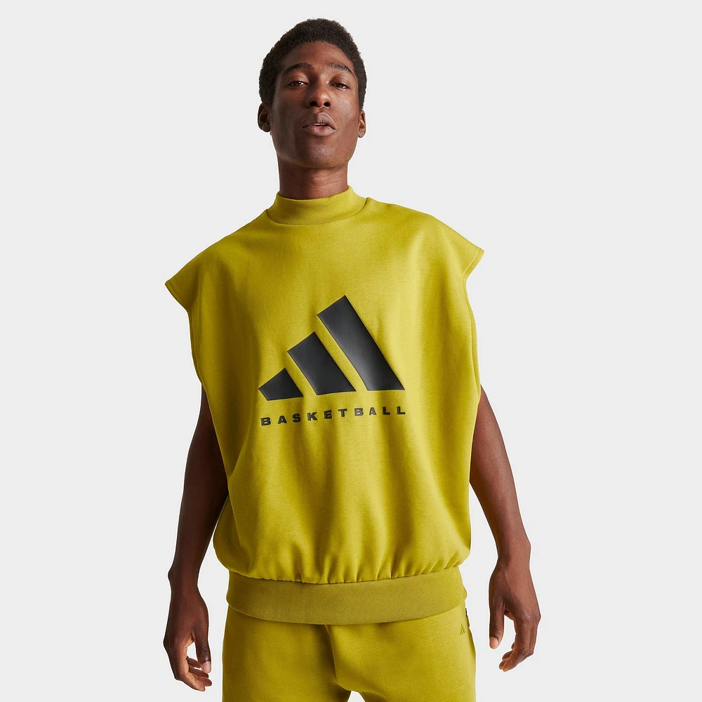 adidas Basketball One Sleeveless Sweatshirt