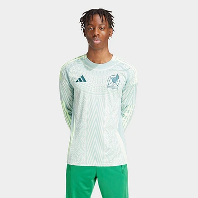 Men's adidas Mexico 2024 Away Long-Sleeve Soccer Jersey