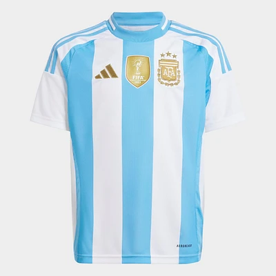 Kids' adidas Argentina 2024 Home Soccer Jersey
