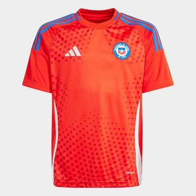 Kids' adidas Chile 2024 Home Soccer Jersey