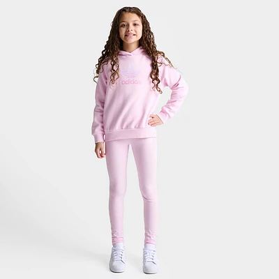 Girls' Little Kids' adidas Originals Repeat Trefoil Hoodie and Leggings Set