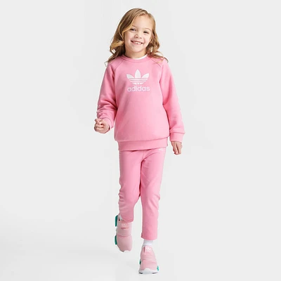 Girls' Toddler adidas Originals Crewneck Sweatshirt and Leggings Set