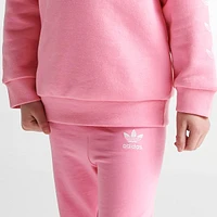 Girls' Toddler adidas Originals Crewneck Sweatshirt and Leggings Set