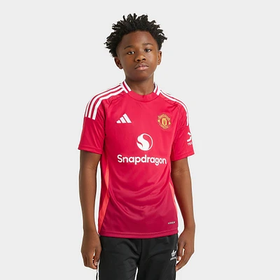 Kids' adidas Manchester United 24-25 Home Short-Sleeve Jersey