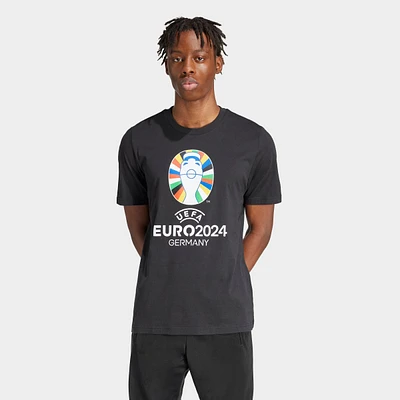Men's adidas Soccer UEFA Euro 2024 Emblem T-Shirt