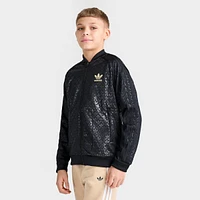 Kids' adidas Originals Mono Superstar Track Jacket