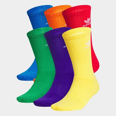 Women's adidas Originals Trefoil Cushion Crew Socks (6-Pack)