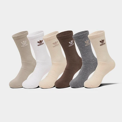 Women's adidas Originals Trefoil Cushion Crew Socks (6-Pack)