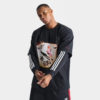 Men's adidas Originals x Korn Long-Sleeve T-Shirt