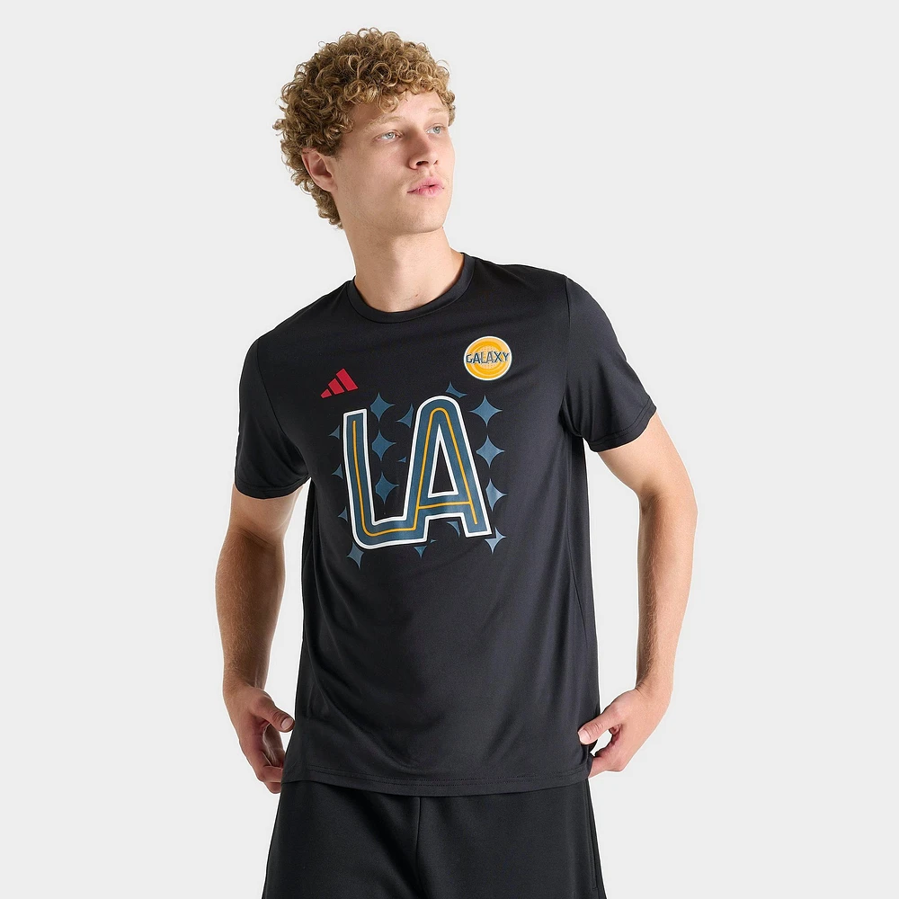 Men's adidas LA Galaxy MLS Pre-Game T-Shirt