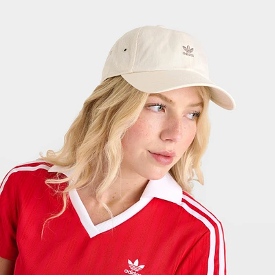 Women's adidas Originals Relaxed Mini Logo Strapback Hat