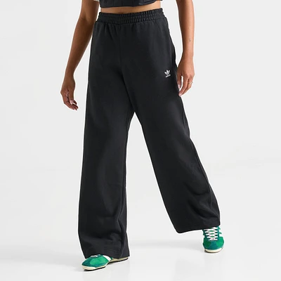 Women's adidas Originals Wide Leg Fleece Pants