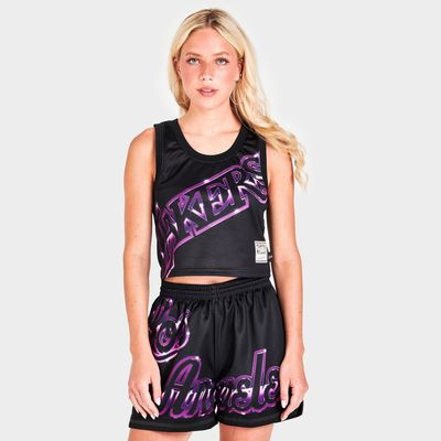 WMNS Mitchell & Ness Chicago Bulls Women's Big Face 4.0 Crop Tank black