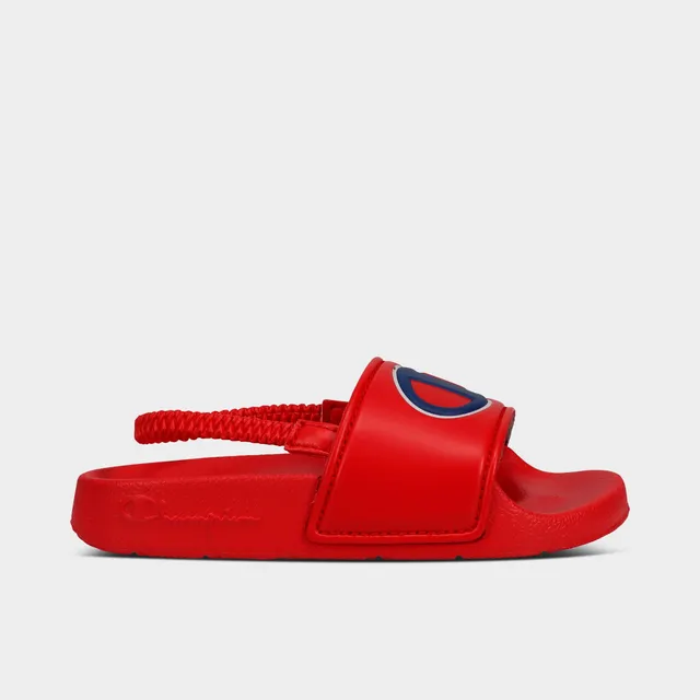 champion slides finish line