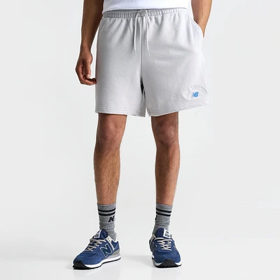 Men's New Balance Arch Stack Logo Fleece Shorts