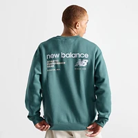 Men's New Balance Linear Graphic Crewneck Sweatshirt