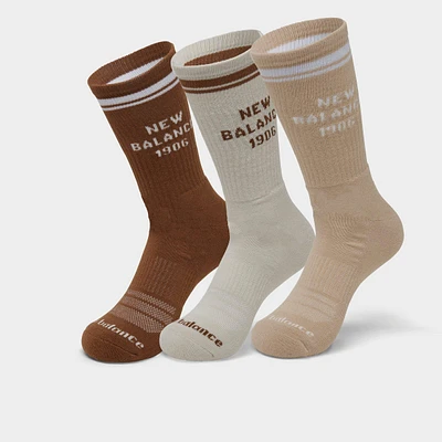 New Balance Verbiage Crew Socks (3-Pack)