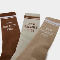 New Balance Verbiage Crew Socks (3-Pack)