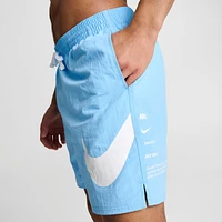 Men's Nike Swim Large Swoosh Graphic 7" Volley Shorts