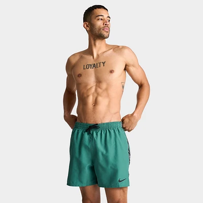 Men's Nike Swim Tape Logo 5" Volley Shorts