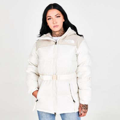 Women's The North Face Nuptse Belted Mid Jacket