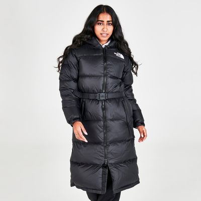 Women's The North Face Nuptse Belted Long Parka