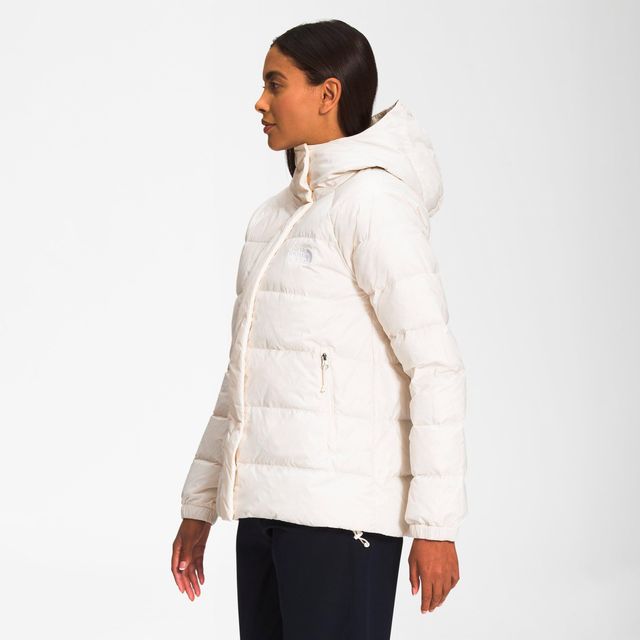 The North Face Hydrenalite down mid length puffer jacket in khaki