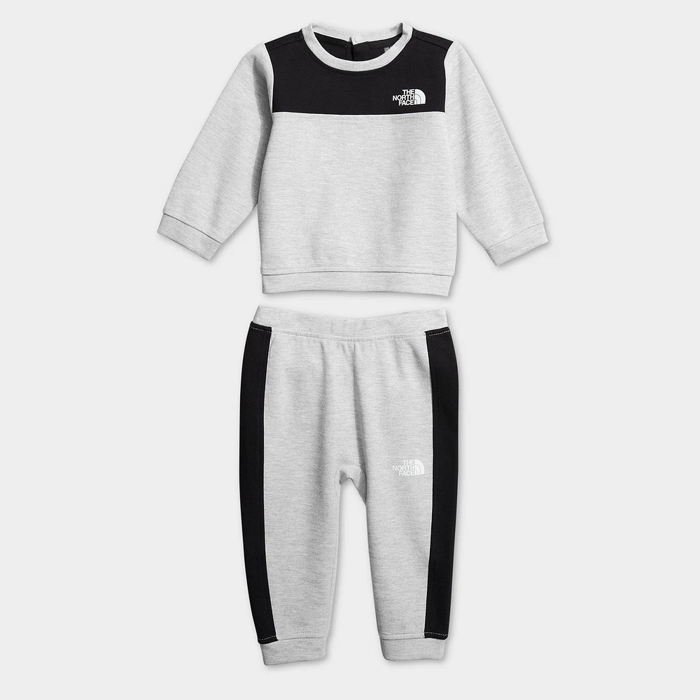 Infant The North Face Tech Crewneck Sweatshirt and Jogger Pants Set