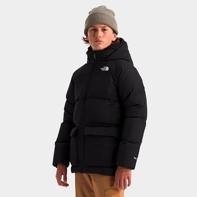 Kids' The North Face Down Fleece-Lined Short Parka