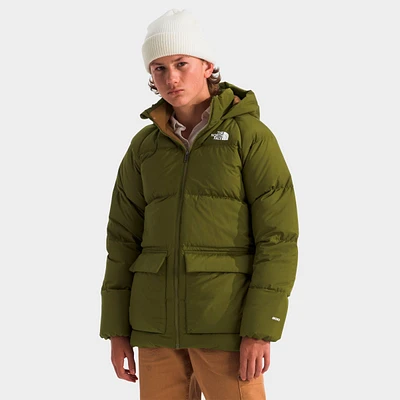 Kids' The North Face Down Fleece-Lined Short Parka