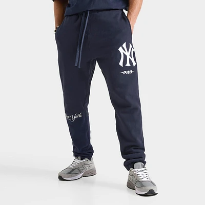 Men's Pro Standard New York Yankees MLB Logo Fleece Jogger Pants