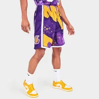 Los Angeles Lakers Hyper Hoops Swingman Short By Mitchell & Ness - Dark  Purple - Mens