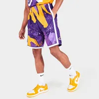 Los Angeles Lakers Hyper Hoops Swingman Short By Mitchell & Ness - Dark  Purple - Mens