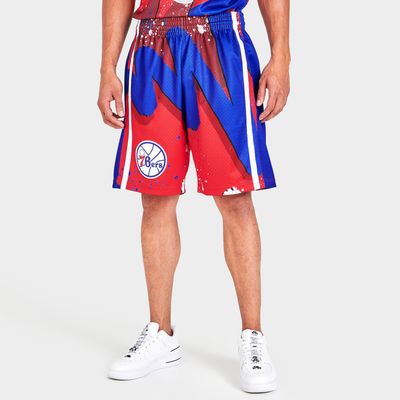 adidas, Shorts, Throwback Philadelphia 76ers Basketball Shorts New L  Adidas
