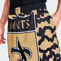 New Orleans Saints Mitchell & Ness Jumbotron Shorts - Black