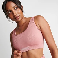 Women's Pink Soda Sport Rib Seamless Bra