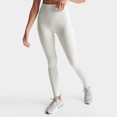 Women's Pink Soda Sport Ribbed Leggings