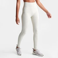 Women's Pink Soda Sport Ribbed Leggings