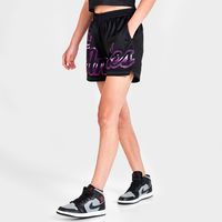 Men's Los Angeles Lakers Mitchell & Ness Black Big Face 4.0 Fashion Shorts