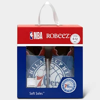 Infant Robeez Philadelphia 76ers NBA Soft Sole Casual Shoes