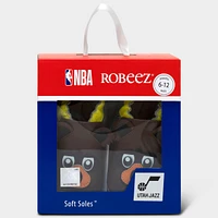 Infant Robeez Utah Jazz Mascot NBA Soft Sole Casual Shoes