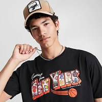 Men's Mitchell & Ness NBA New York Knicks Greetings T-Shirt