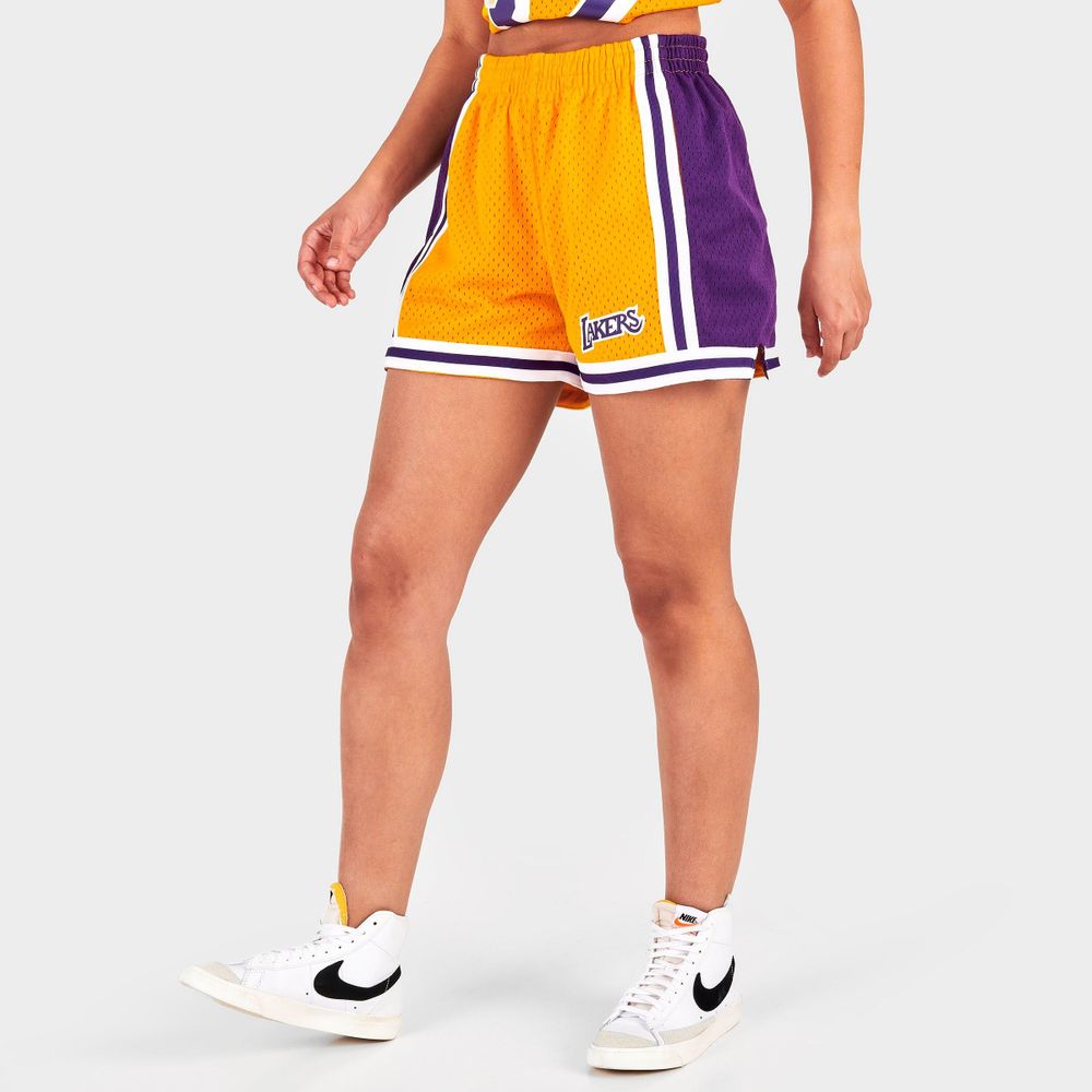 mitchell and ness women's laker shorts