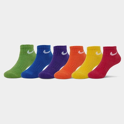 Little Kids' Nike Dri-FIT Ankle Socks (6-Pack)